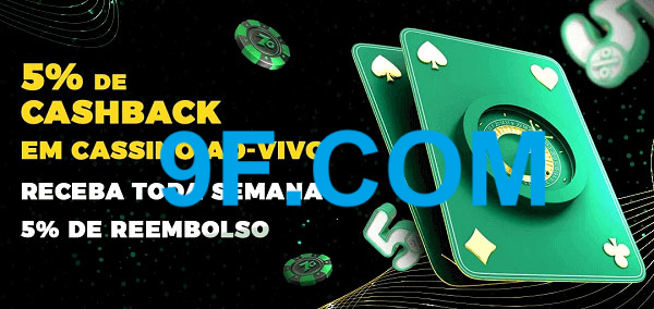 Promoções do cassino ao Vivo 9F